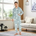 thumbnail image 6 of FORMRS Onesies Pajama for Adults Unisex Hoodie Winter Jumpsuit One Piece Sleepwear, Sizes S-2XL, Simple Sheep Pattern, 6 of 7