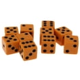 thumbnail image 2 of Paquete De 10 Dados De Punto D6 De Seis Lados De 18 Mm Para D&D TRPG Party Game Toy Orange Sunnimix Dados de seis caras, 2 of 8