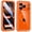 Orange-Magnetic, variant on AICase for iPhone 17 Pro Max Case Waterproof Built-in Screen Protector, [Full Body Shockproof] [Dustproof] [IP68 Underwater] Phone Case Orange/Clear