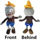 thumbnail image 3 of Muñeco de peluche de 12" de Plants VS Zombies con capa marrón, PVZ, suave, cabeza cónica, zombi, para niños., 3 of 5