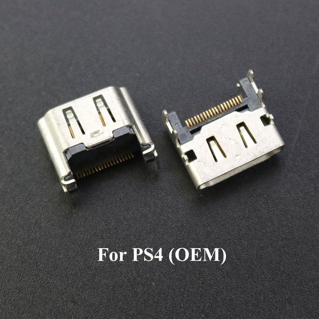 1 Pce Remplacement Port HDMI-compatible Prise d'Affichage Interface Connecteur pour Console PS5 PS4 Slim Pro PS3 pour PS4 oem