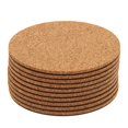 thumbnail image 3 of Cork Pot Coasters Garden Use 10Pcs 3.9×3.9×0.2in Prevent Water Leakage, 3 of 3