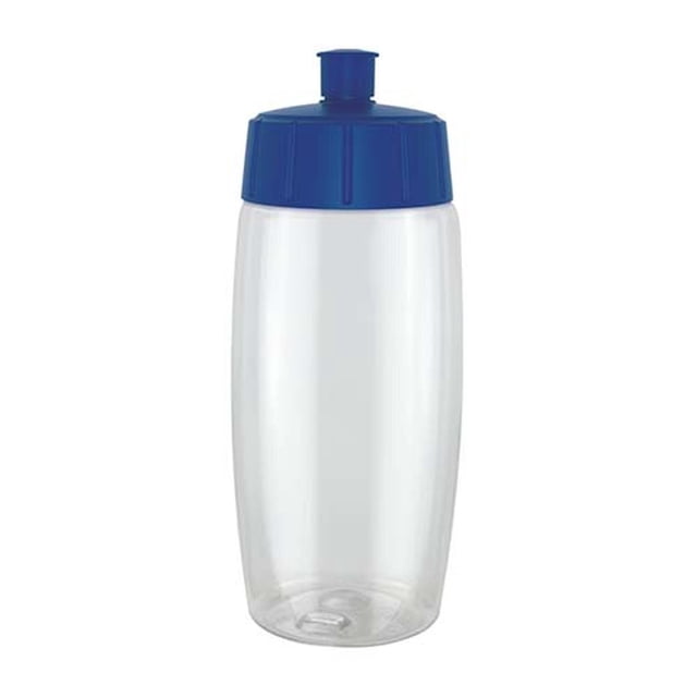 Paquete con 75 piezas de Cilindro de plástico Naoli/de 575ml con chupón azul 6 x 18.9