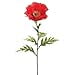 thumbnail image 3 of 28" Poppy Spray Red (Pack of 12), 3 of 3