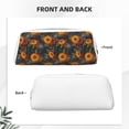 thumbnail image 5 of Uemuo Sunflowers Printed Leather Pencil Case, Pencil Pouch, Portable Pencil Bag, Pen Case for& Office, 5 of 7