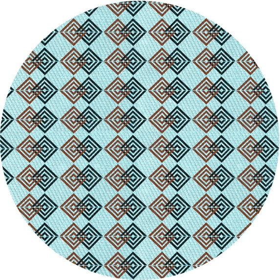 Ahgly Company Machine Washable Indoor Square Transitional Grey Gray Area Rugs, 3' Square