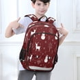 thumbnail image 6 of Backpack 12.9 *5.1 * 17.7 Inches Outing Backpack, Shopping Backpack, Travel Backpack Seamless Christmas Elements, 6 of 7
