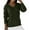 Army Green, variant on Lenago Womens Sweaters Plus Size Long Sleeves V-Neck Pullover Solid Color Casual Blouse Tops Pullover Sweaters Jumper