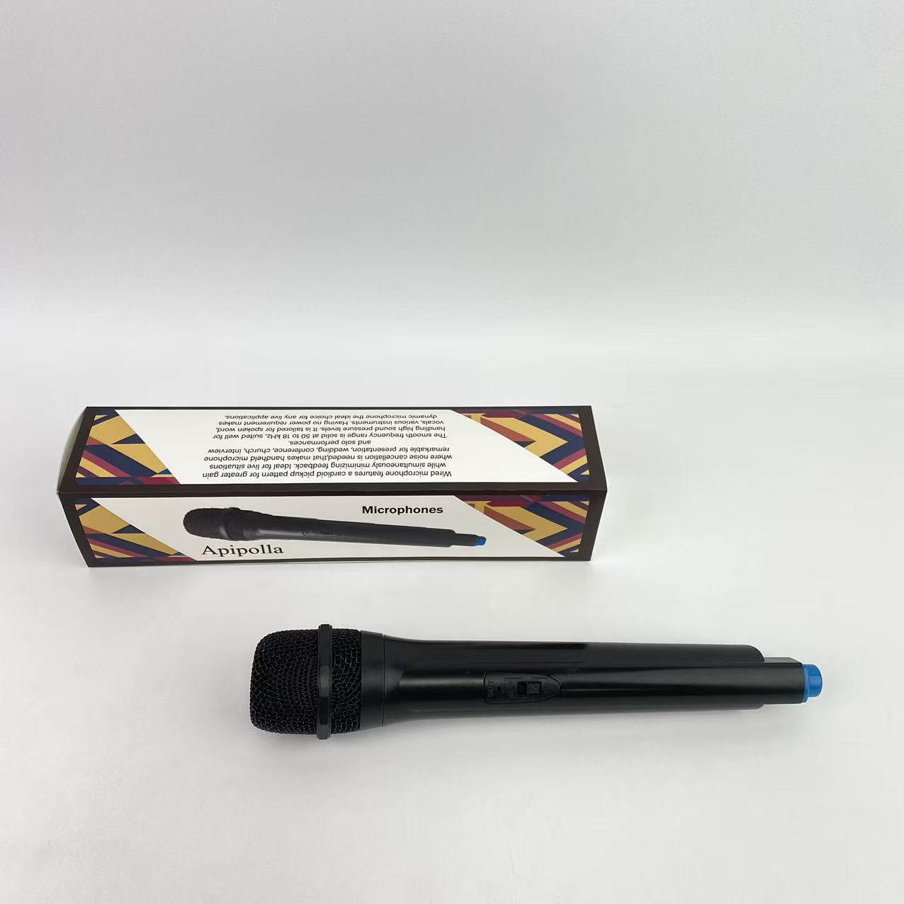 Apipolla Microphones,Karaoke Microphone, Dynamic Vocal Microphone for Speaker,Handheld Mic with On and Off Switch