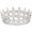 Clear+Silver, variant on Queen Crown for Women, Wedding Tiara, Crystal Birthday Crown Headpieces
