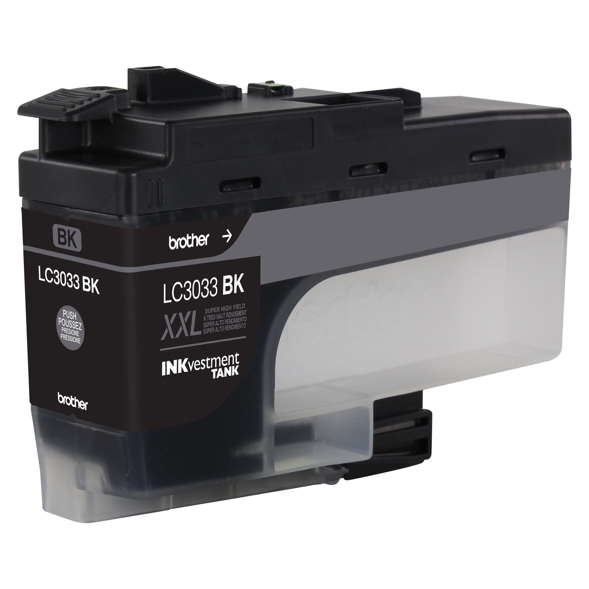 Brother Genuine LC3033BK Super High-yield Black INKvestment Tank Printer Ink Cartridge