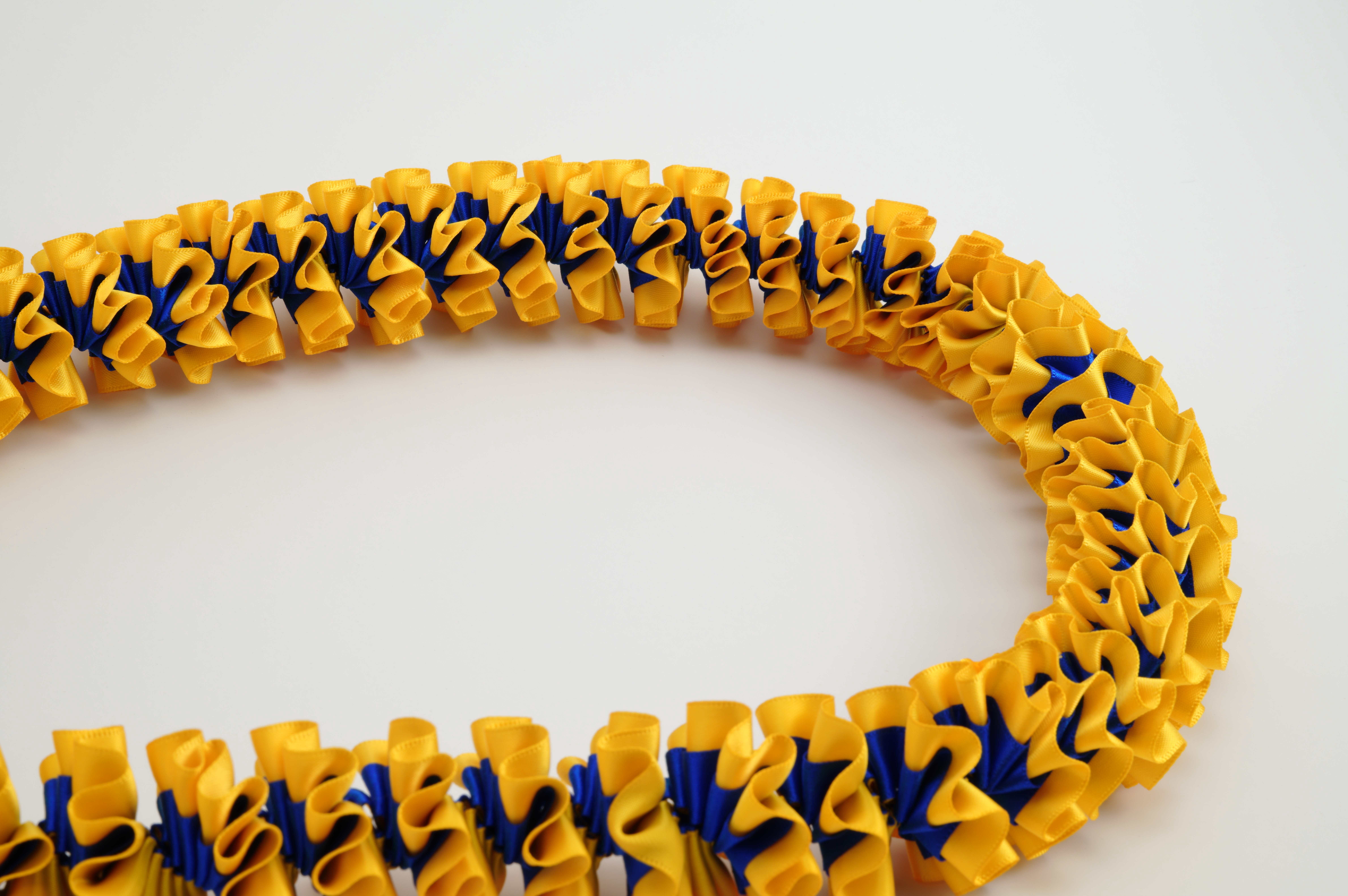 Maxport Corporation Ribbon Lei Royal Blue/lt.gold