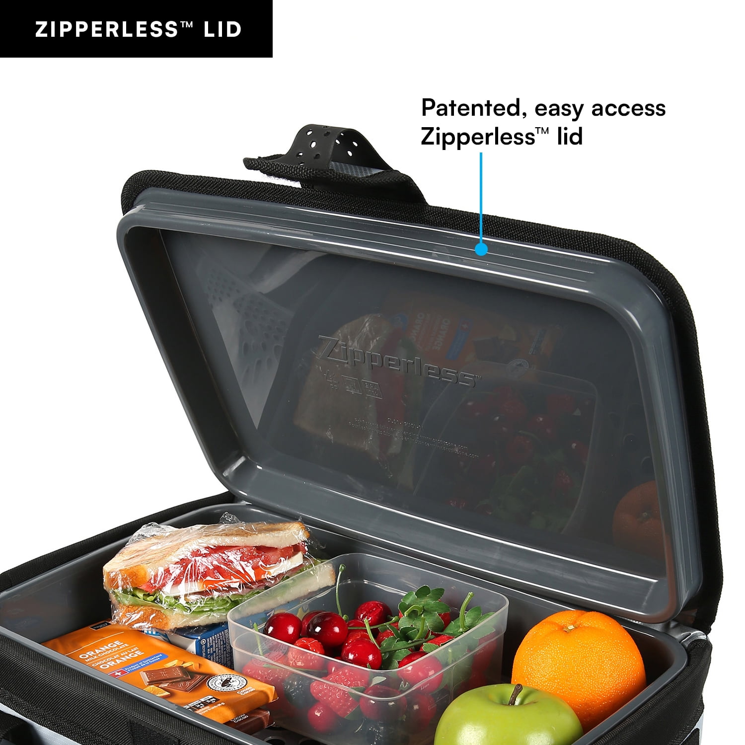 Titan by Arctic Zone 38-Can 25-Quart Iceless Zipperless Soft Cooler with Ice Blanket, Quarry Gray