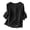 Black, variant on MYShe 3/4 Length Sleeve Women Tops Crew Neck Blouses Dressy Casual Shirts Loose Fit Business Work Clothes Womens Blouses Dressy Casual White,XL