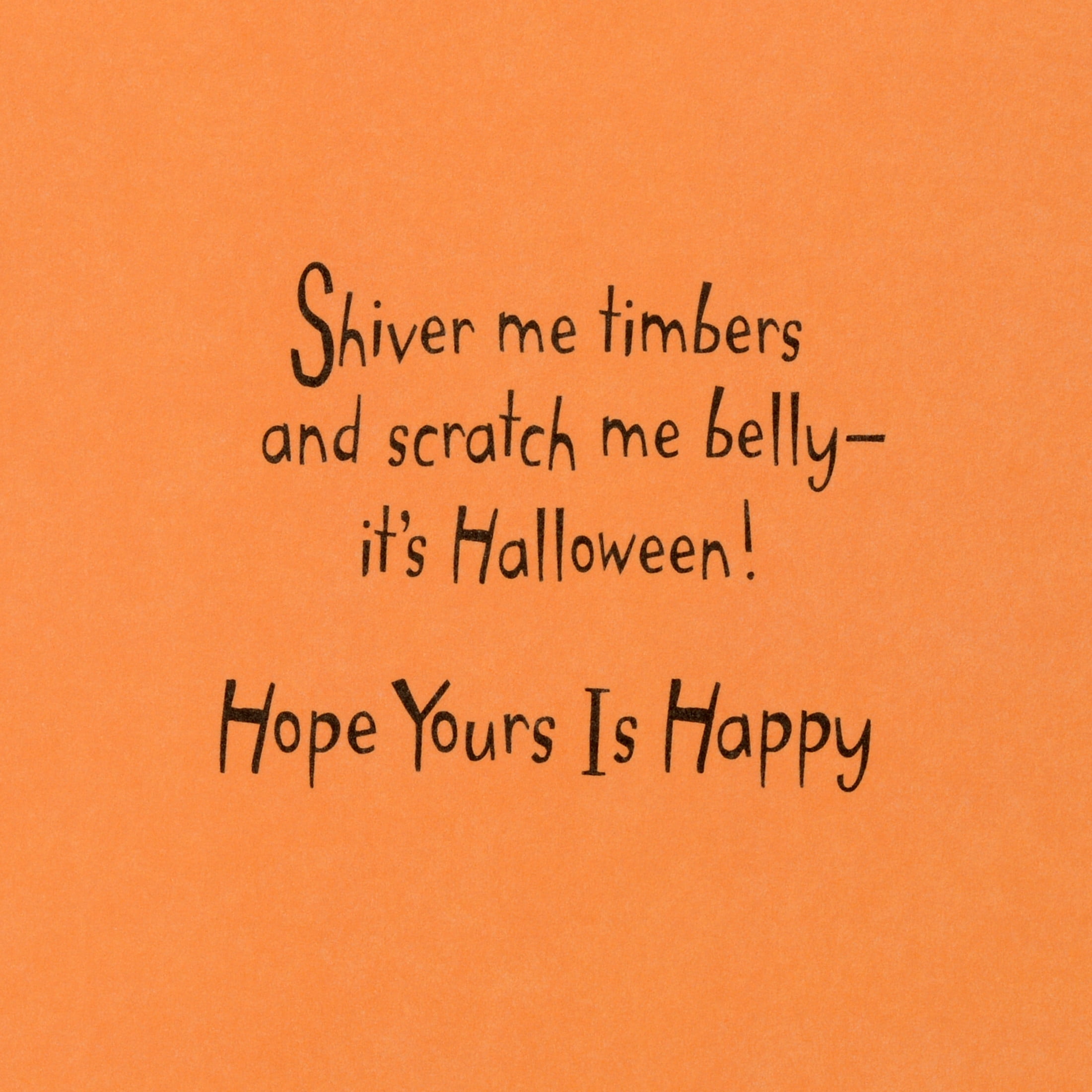American Greetings Halloween Card for Dog Lovers (Shiver Me Timbers)