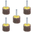 thumbnail image 5 of Uxcell 1.2 Inch Flap Wheels Shank Mounted Sanding Disc 80 Grits 5 Pack, 5 of 5