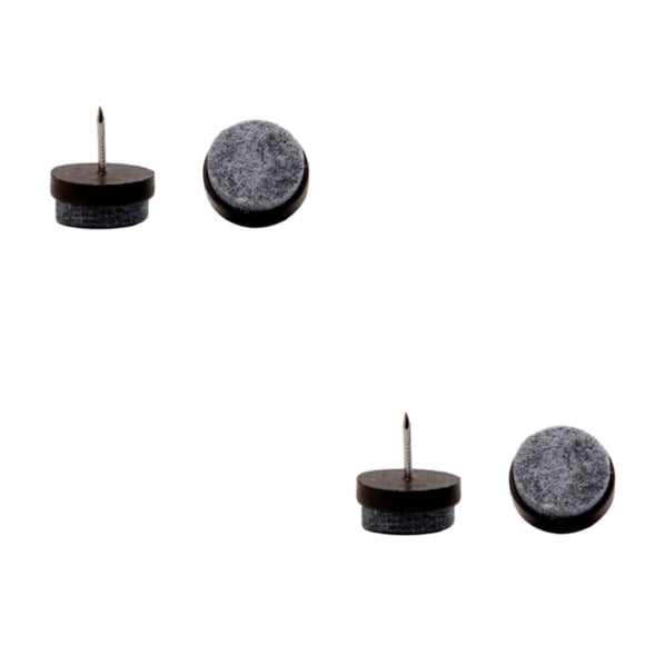 Matsuzay 36X Almohadilla deslizante para muebles con clavos Protector antiarañazos de fieltro Protector marrón 28 mm Marrón 28mm 2Conjunto