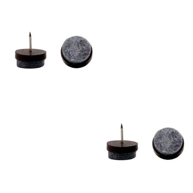 Advancent 36 unids/set almohadillas multifunción para patas de muebles y embellecer pisos almohadillas anchas para pies con clavos almohadilla Type2 NO2