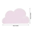 thumbnail image 2 of asddcavvf Napperon pour Enfants en Silicone Réutilisable en Forme de Nuage pour Bébé Restaurant Voyage. Ensemble de Table à Manger Haut pour 4 Personnes, 2 of 3