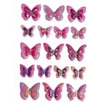 thumbnail image 3 of 2 Feuilles Autocollant Décoratif Papillon Corps Autocollant Photo Prop Journal Autocollant, 3 of 10