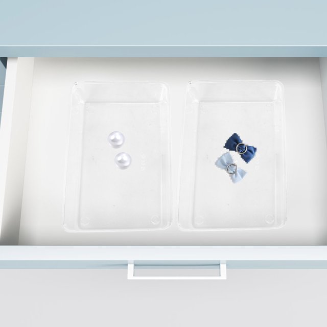 unbranded 13Ud Organizador Transparente Para Almacenamiento De Cosméticos Y Útiles De Oficina