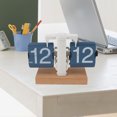 thumbnail image 1 of Vintage Design Auto Flip Clock Desk Clock with Exquisite , Stable Placement Knob Time Adjustment and Rear Battery Compartment, 1 of 7