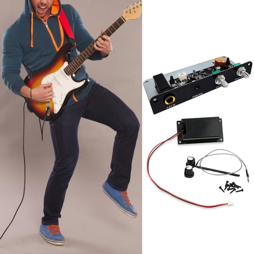 Guitar Equalizer Pickup Preamp Pickup Balanced Sensing Piezo Equalizer