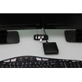 thumbnail image 3 of Heaviest Cable Organizer on the Market! Compact Weighted Desktop Cord Holder (Black) ENVISIONED, 3 of 9