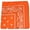 Orange, variant on Unibasic Extra Large Polyester Paisley Bandanas 27 x 27 In - 6 Pack - Party and