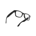 thumbnail image 3 of Meta Blank Square Sunglasses, Matte Black/Clear to Graphite Green Transitions, Large, 3 of 5