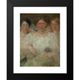 thumbnail image 2 of Olga Boznanska 15x18 Black Modern Framed Museum Art Print Titled - Portrait of Three Sisters (1905-1915), 2 of 5