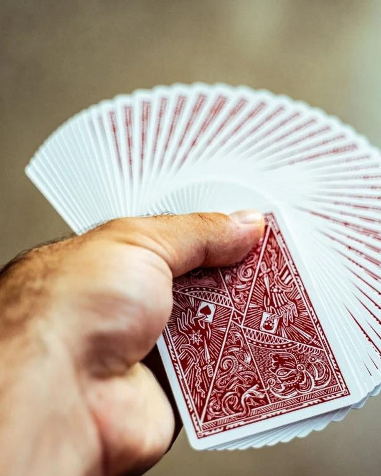 Blood Red Edition (V2 2019) Playing Cards by Joker and the Thief