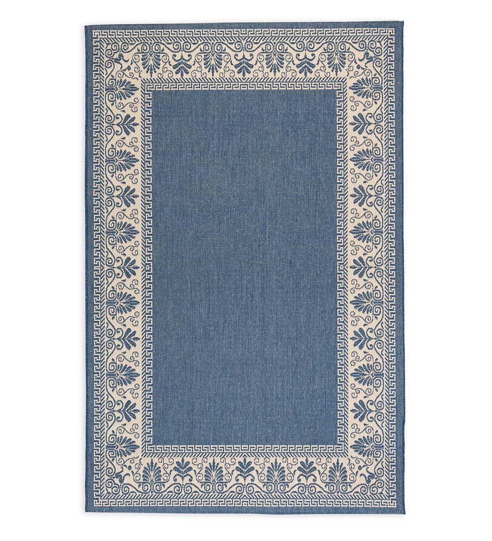 All Weather Veranda Border Indoor Outdoor Rug All Weather Veranda Border Indoor Outdoor Rug