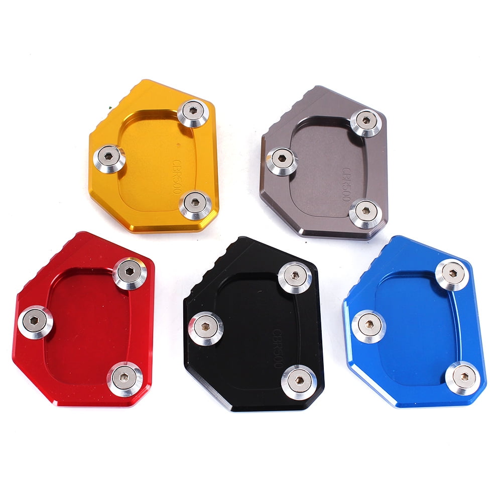 Professional Aluminum Motorcycle Kickstand Side Stand Extension Pad