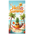 thumbnail image 3 of Tropical Vibes Hello Summer Banner Fun Beach Pineapple Sunglasses Sun for Summer Party Outdoor Celebration Beach Party, 3 of 7