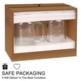 thumbnail image 4 of ANOTION Mason Jar with Lid and Straw, 24 oz Regular Mouth Mason Jars with Handle Drinking Glasses Tumbler Reusable Cups Smoothie Water Bottles for Ic, 4 of 7