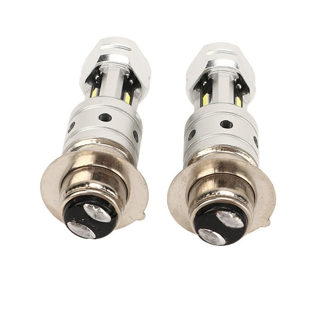 Bombilla de luz delantera para motocicleta, H6 H6M P15D Bombilla de luz LED para faro delantero de motocicleta Salida de alta intensidad