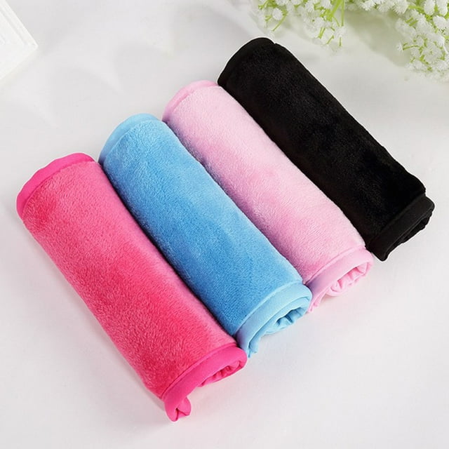 Women Soft Tender Reusable Microfiber Makeup Remover Facial Cloth Fine Magic Face Towel Pink Makeup removal towel