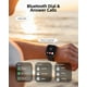 Parsonver 48mm Smartwatch, Compatible avec Android et iPhone, Répondre / Faire des Appels, Moniteur d'Oxygène du Sang de Sommeil de Fréquence Cardiaque, IP68 Étanche (Noir) – image 2 sur 6