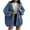 Sky Blue, variant on Jacket for Women Casual Fall Fashion Solid Long Sleeve Open Front Cardigan Jackets