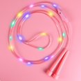 thumbnail image 2 of CSChome LED Jump Rope Children Skipping Rope with LED Colorful Light Comfortable Grip Electronic Luminous Jump Rope Fitness Equipment, 2 of 7