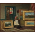 thumbnail image 3 of Marie P. Castegnier 23x20 Black Modern Framed Museum Art Print Titled - Dwight Tryon's Studio, 3 of 5