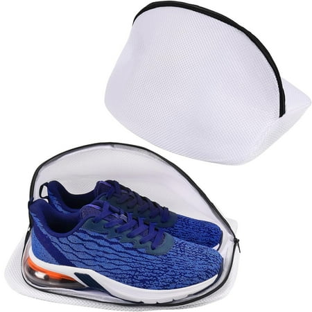 

Dirty Garment Basket Shoe Washing Bag Mesh Shoe Laundry Bags With Zip Closure For Sneakers Running Shoes Socks Bras（2Pc） Clearance