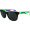 Black/Neon Green, variant on Logo Sunglasses Black/Neon Blue