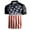 Black, variant on TheFlagshirt Men's Patriotic Performance Golf American Flag Classic Fit Polo Shirt (Navy,M)