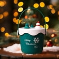 thumbnail image 5 of Wadada Small Christmas Buckets Plastic, Christmas Decorations Bucket pails, Christmas Candy Buckets with Handles and Lid, for Candy Favors Treat Gifts Xmas Party Home Table Decor, 5 of 6