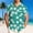 Mint Green, variant on BRGZLK Men's Short Sleeve Hawaiian Shirt Floral Button Down Shirts Tropical Holiday Beach Shirts Lightweight Summer Tops
