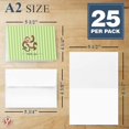 thumbnail image 5 of Monkey Lovely Animal Thank You Note Greeting Cards with Envelopes | Printed on Thick and Sturdy 80lb (216gsm) Cardstock | Blank Interior | A2 Size – 4.25 x 5.5” | 25 per Pack, 5 of 5