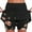 Multicolor, variant on USSUMA Bermuda Shorts for Women Floral Prints Running Pull-on Elastic Quick Dry Skinny Shorts Skirts Lounge Mid Waist Sports Comfy Shorts Leggings Relaxed Fit Shorts Multicolor L
