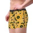 thumbnail image 4 of Haiem Bees and Sunflowers Men's Boxer Briefs, Every Day Comfort Stretch Cotton Moisture-Wicking Underwear-XX-Large, 4 of 9